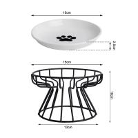 Cerámica Elevada para Mascotas Tazón Comedor para Gatos Suministros para Mascotas - details 0
