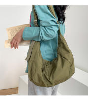 Bolsa de nailon bola de masa bolsa de gran capacidad bolsa de alta gama casual bolsa de mensajero simple versátil bolso de hombro de las mujeres - details 22