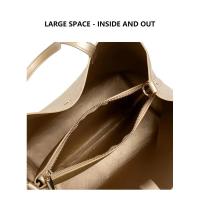 CH Vintage Color puro cubo letras clásicas viajero de gran capacidad bolso de mujer bolso de impresión Simple mochila de lujo de alta gama - details 10