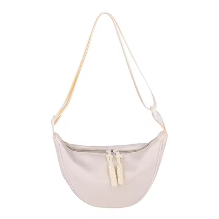Bolso cruzado Hobo de nailon a la moda, bolso para las axilas, bolsos de un solo hombro, bolso de lona para ir al trabajo de estilo coreano, bolso de bola de masa Unisex - 1