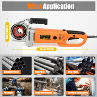 Enhebrador de tubos eléctrico portátil, máquina de roscado de 2300-2 pulgadas, 1/2 V, estándar de la UE, hecho de Material de alta calidad, con 6 troqueles, 220 W - details 7