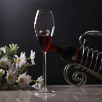 Vidrio transparente 3D, copas de vino tinto integradas, copas de copa de champán, regalo para el hogar, 1 pieza - details 13