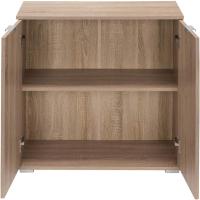 Dormitorio 71x74x35cm Mueble Oficina 2 Puertas Madera Roble Armario Almacenaje - details 3