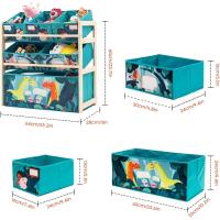 6 Cajas de Colores - Organizador de Juguetes con Cajas de Tela no Tejida - 64 x 28 x 60cm - details 2