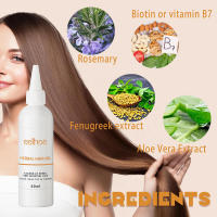La planta herbal repara la furia seca, hidrata, suaviza el cuidado y el aceite para cabello denso. - details 2