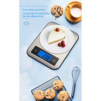 Báscula de cocina digital de alta precisión Funcional multiusos de acero inoxidable con pantalla LCD Ideal para hornear y cocinar Certificado CE - details 3