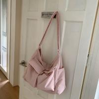 Bolsos de mano cruzados inclinados elegantes a la moda, bolso de hombro de nailon ligero para ir al trabajo, bolsos de mensajero para adolescentes, hombres y mujeres - details 5