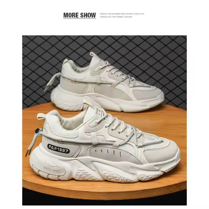 Nuevos zapatos deportivos y de ocio, zapatillas transpirables para aumentar la altura. - 1
