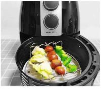 Sistema al aire libre con soporte de acero inoxidable para barbacoa, vaporizador cuadrado con parrilla, freidora de aire, pinchos - details 8