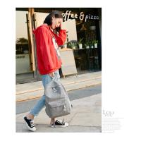 Mochila escolar de diseño de pana para mujer, bolso de hombro a rayas para adolescentes, bolsa de viaje - details 24