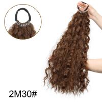 Peluca de cola de caballo Afro rizada permanente de maíz, extensión de cola de caballo, banda para el cabello, cola de caballo rizada ondulada larga, postizo de cola de poni Natural falso - details 4