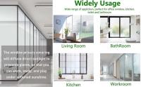 Pegatina de Ventana de Vidrio Mate Opaquo Cubierta de Puerta de Film Sellado Anti-UV para Oficina y Hogar Almanza de Papelería y Artesanías - details 2