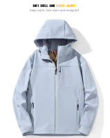 LNGXO Chaqueta de Carcasa Suave de Invierno Impermeable, A prueba de viento, Cálida, para Senderismo, Acampar, Escalar, Esquiar al Aire Libre - details 15