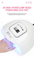 Lámpara LED UV para secado de uñas, secador de esmalte de Gel para manicura, de alta potencia, con Sensor inteligente y pantalla táctil, 12W/36W/48W/90W - details 5