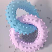 Juguetes para mascotas nuevos dientes roedores TPR productos para perros juguetes nuevo anillo doble auto-hola juego de juguetes para perros - details 16