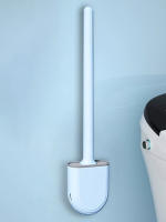 Cepillo De Inodoro Con Mango Largo Para Colgar En La Pared Limpieza Fácil Y Duradera Adecuado Para El Baño Y La Limpieza Del Inodoro - details 8