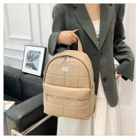 Mochila de Cuero Suave Versátil Retro Nueva Edición Coreana 2024 Bolso de Viaje de Moda Prism para Mujeres - details 4