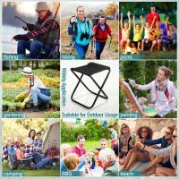 Silla plegable portátil para exteriores, taburete de aluminio ligero y duradero con bolsa, utilizado para pescar, hacer picnic y acampar - details 0