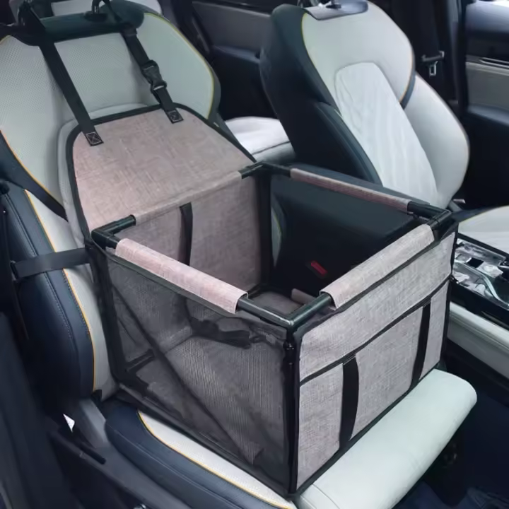 Funda impermeable para asiento de perro HAA, bolsa de transporte para mascotas para coche de tamaño pequeño y mediano - 1