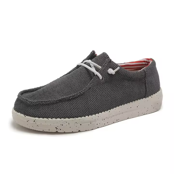 Nuevos zapatos casuales de venta caliente para hombres mocasines de gran tamaño para hombres zapatos planos de tela. - 1