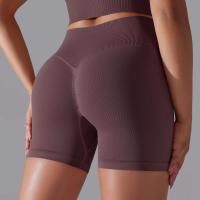 Pantalones cortos de cintura alta para mujer, ropa deportiva para Yoga, gimnasio, correr, pantalones cortos de entrenamiento - details 39