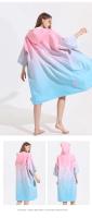 Poncho con Capucha de Secado Rápido Toalla de Natación Absorbente para Adultos Estilo de Cremallera - details 22