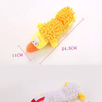 Juguete de Peluche para Perro Forma Animal Sonido de Peluche Pequeño perro Chihuahua Yorkshire Bichon Muñeco de Masticar Limpieza de Dientes para Mascotas Interior - details 6