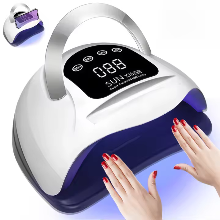 Secador de Gel de Uñas Profesional Portátil LED SUN X16 Max Lámpara de Secado UV de Pantalla Táctil - 1