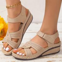 Nuevas sandalias casuales de gran tamaño, zapatos de mujer romanos, sandalias de cuña para mujer - details 2