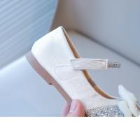 Zapatos de vestir para niñas, zapatos planos Mary Jane con lazo de diamantes de imitación, zapatos planos de princesa elegantes y dulces para la escuela, primavera y otoño, 2025 - details 15