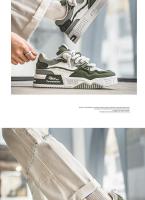 2024 nuevos zapatos deportivos informales de gran tamaño para hombres, zapatos con Panel de cuero elevado de suela gruesa, tallas 39-48 - details 17