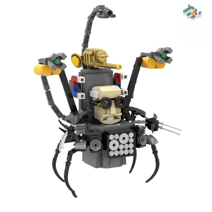 Juguete de bloques de construcción de médico de inodoro reforzado - 1