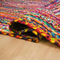 natural accent cotton ribbed door tassel fringe Indian living room Rugs