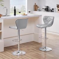 Moderno de Cocina Altura Ajustable con Respaldo de Forma Concha Giratorio 360 ° - details 7