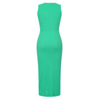 Elegante Vestido de Playa para Mujer en Verano Moda Casual de Punto sin Mangas Cuello Redondo - details 8