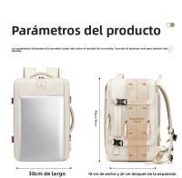 Mochila de viaje de gran capacidad para mujer, bolsa de equipaje de separación húmeda y seca, mochila informal de expansión, mochila para hombre, bolsa para ordenador - details 6