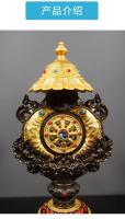 Colección de suministros tántricos de la suerte de los tesoros ocho, adornos de mesa de salón budista, ofrendas para el hogar - details 1