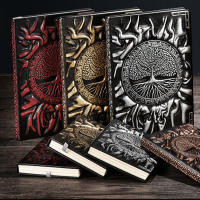 Cuaderno Vintage Árbol de la vida A5/A6, diario artesanal, diario de cuero en relieve, libro de la Biblia, planificador de viaje, escuela, oficina, regalo - details 0