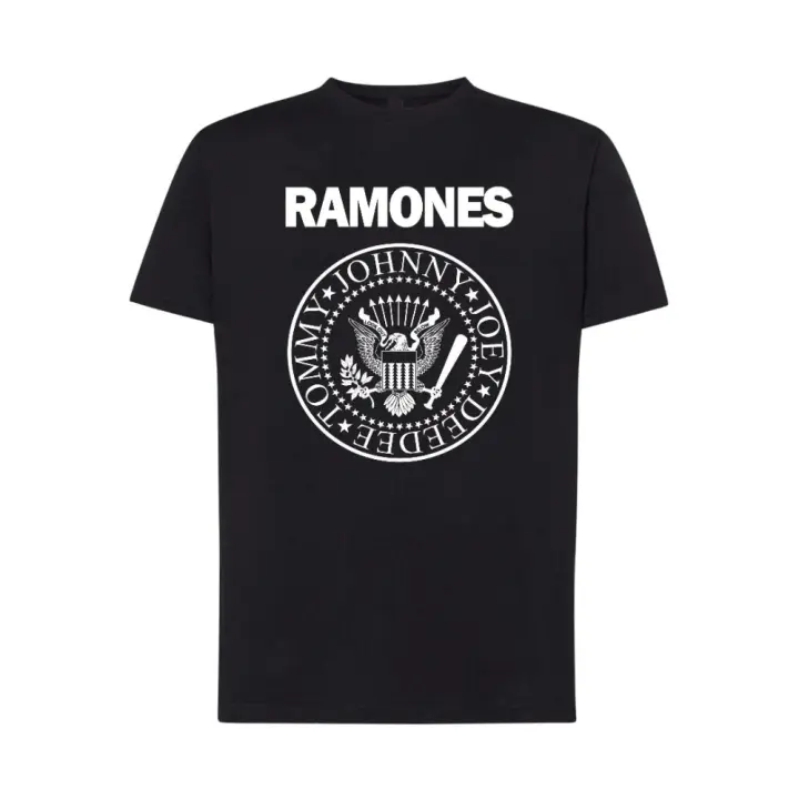 Camiseta Ramones - Logo - Banda compuesta por los hermanos Ramone - Música Punk - años 70 - Unisex algodón premium - 1