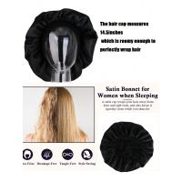 Gorro de Seda Satinada Tocado de Dormir para Mujeres Paño de Cuidado del Cabello de Satén Suave - details 2
