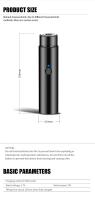 Mini Afeitadora eléctrica para hombres, carga USB portátil con maquinilla de afeitar, sin daños en la piel, cara, Barba - details 12