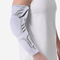 Coderas separadas a prueba de golpes, coderas largas dobles anticolisión, protector de compresión, cubierta de antebrazo de panal para baloncesto - details 5