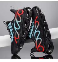Zapatos deportivos de malla transpirables y ligeros para hombre de talla grande con borde cruzado, nueva suela suave de EVA, estilo moderno para correr y caminar - details 10