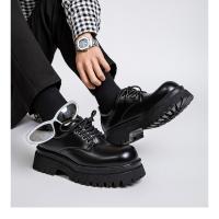 Zapatos De Cuero De Moda De Los Hombres, Nueva Plataforma Casual, Zapatos De Cuero Negro Para Los Zapatos De Boda - details 14