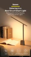 Baseus-Lámpara LED de escritorio con protección para los ojos, luz regulable para oficina, plegable, inteligente, adaptable, para lectura - details 0