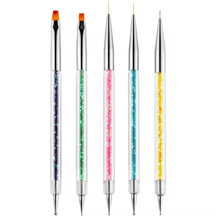 Pinceles profesionales para uñas, herramientas de manicura, 5 piezas - 1