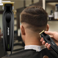 Solimpia Afeitadora eléctrica para hombres Recortadora de barba profesional Maquinilla de afeitar inalámbrica Recortadora de vello corporal Máquina de afeitar de vello facial recargable por USB para barbería HT-6267 - details 21