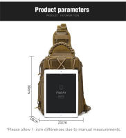 Laser Molle-Bolso táctico militar para hombre, bandolera de hombro, para caña de pescar, para viaje - details 2