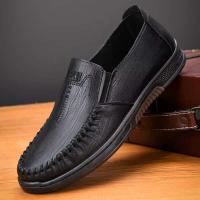 Otoño 2024 nuevos mocasines de cuero PU para hombres cómodos zapatos planos de negocios sin cordones con fondo suave para la temporada de invierno de boda - details 3