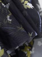 Vestido con correa para el hombro de moda europea y americana Vestido estampado medio y largo con cuello en V para mujer - details 9